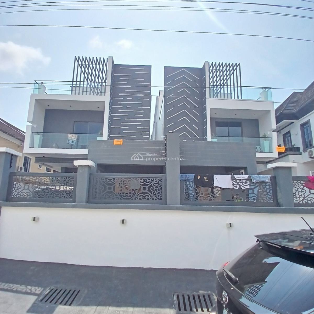 Majestic 5 Bedroom Detached Duplex with Swimming Pool,rooftop Lounge, Gigantic Home on 2 Floors and Over 400sqm, Ikota, Lekki, Lagos, Detached Duplex for Sale