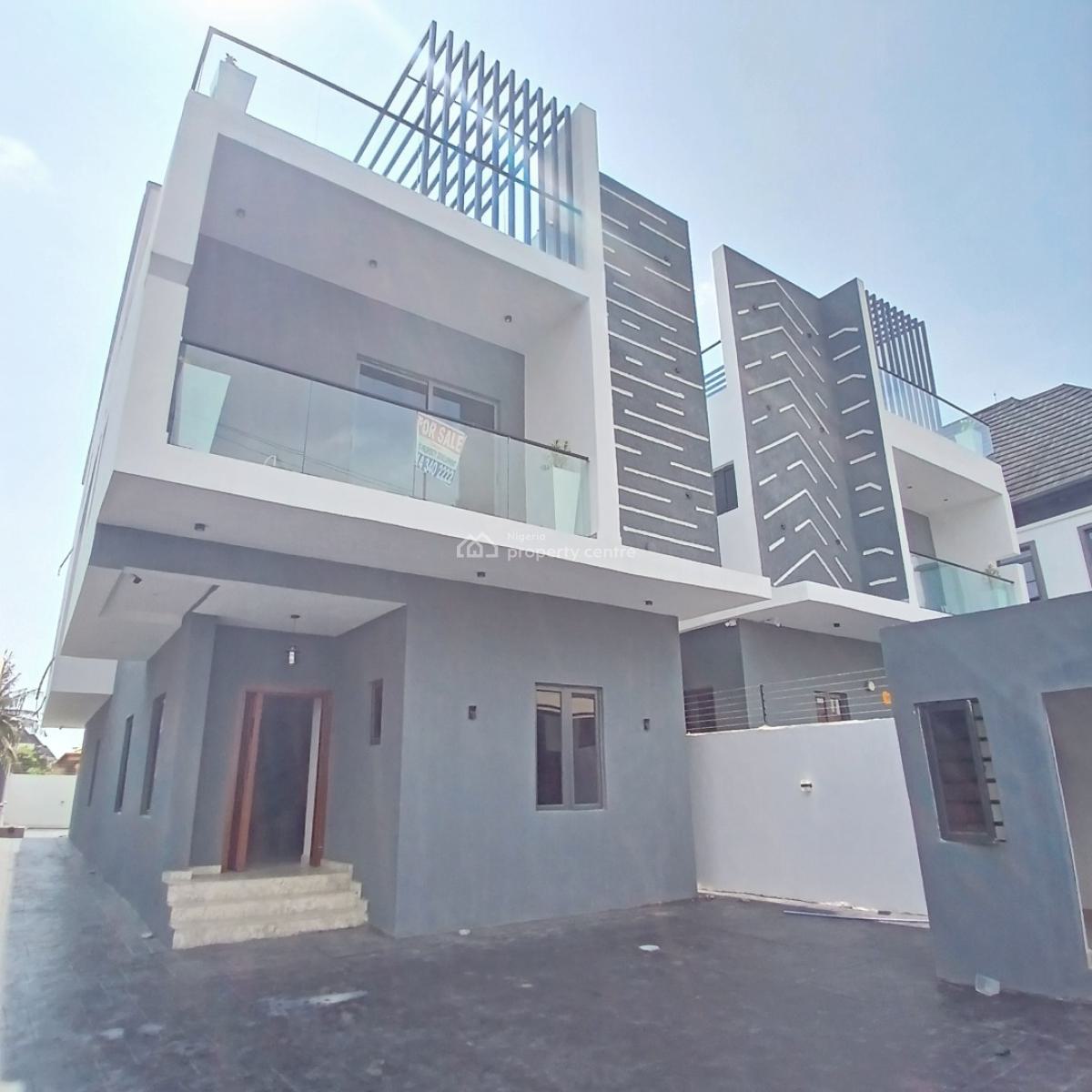 Majestic 5 Bedroom Detached Duplex with Swimming Pool,rooftop Lounge, Gigantic Home on 2 Floors and Over 400sqm, Ikota, Lekki, Lagos, Detached Duplex for Sale