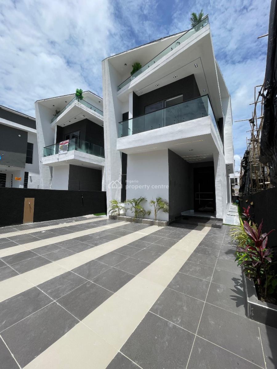 Contemporary 5 Bedroom Detached Duplex with Bq and Pool, Ajah, Lagos, Detached Duplex for Sale