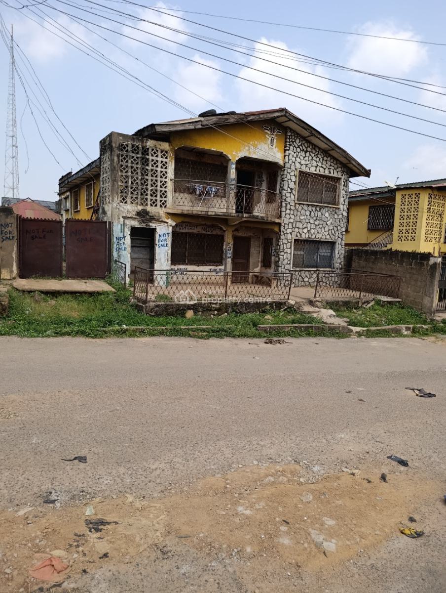 16 Rooms Face to Face Building on a Corner Piece of Land, Aromolaran, Old Ife Road, Ibadan, Alakia, Ibadan, Oyo, Block of Flats for Sale