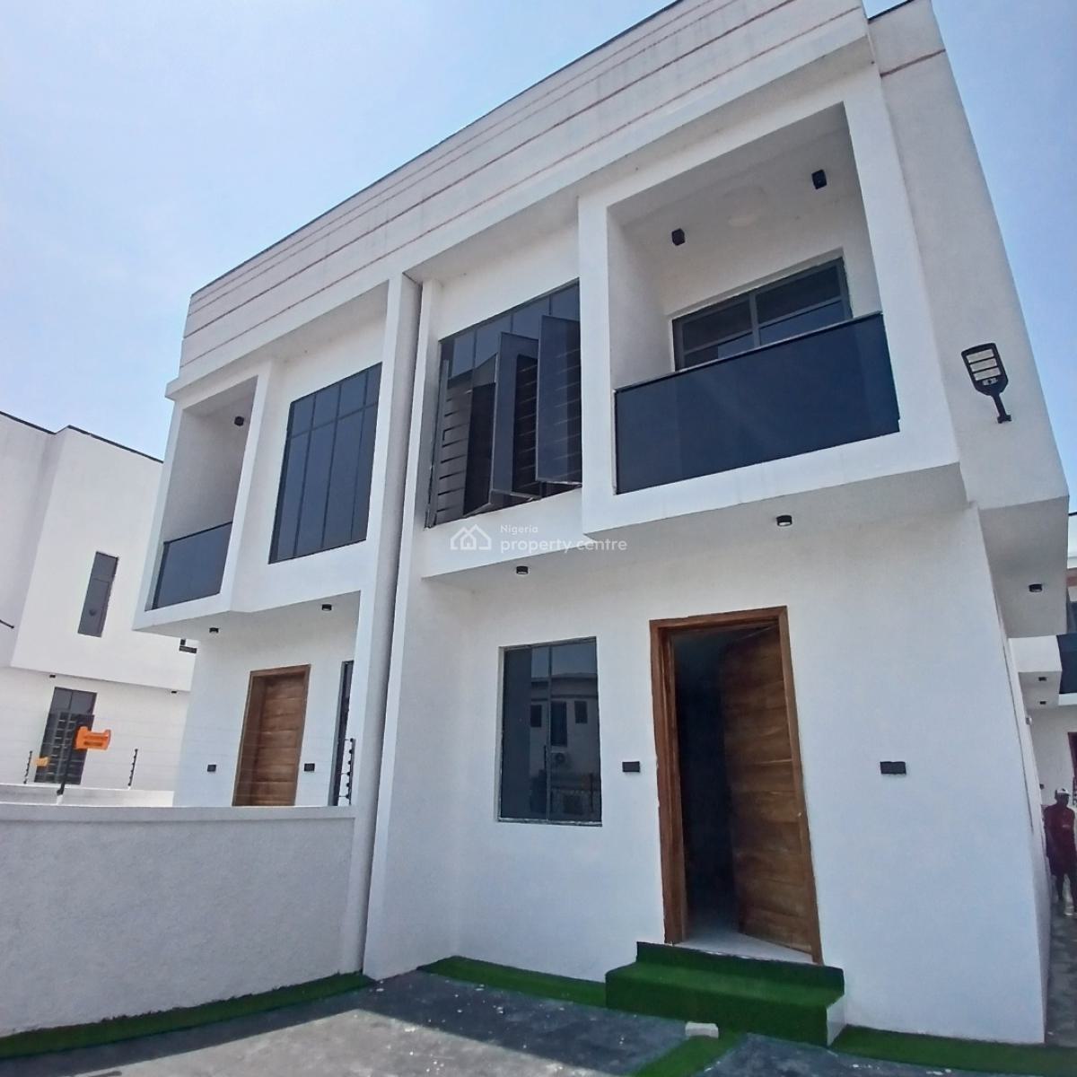 The Most Affordable 4 Bedroom Semi-detached Duplex with Bq, Ikota, Lekki, Lagos, Semi-detached Duplex for Sale