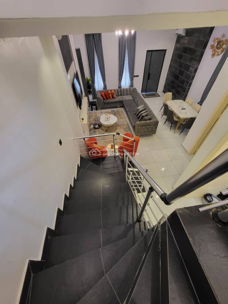 Fully Furnished 4 Bedroom Semi Detached Duplex with Bq, Agungi, Lekki, Lagos, Semi-detached Duplex for Rent