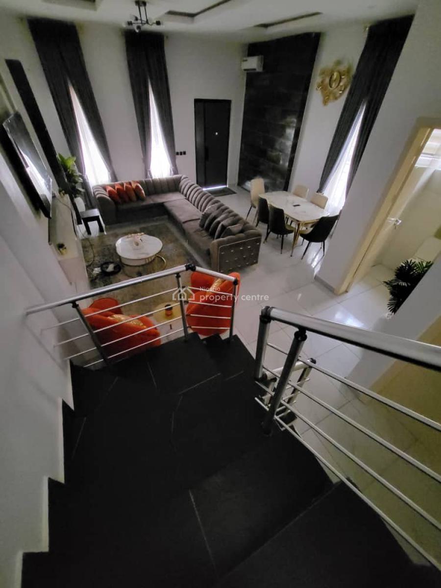Fully Furnished 4 Bedroom Semi Detached Duplex with Bq, Agungi, Lekki, Lagos, Semi-detached Duplex for Rent