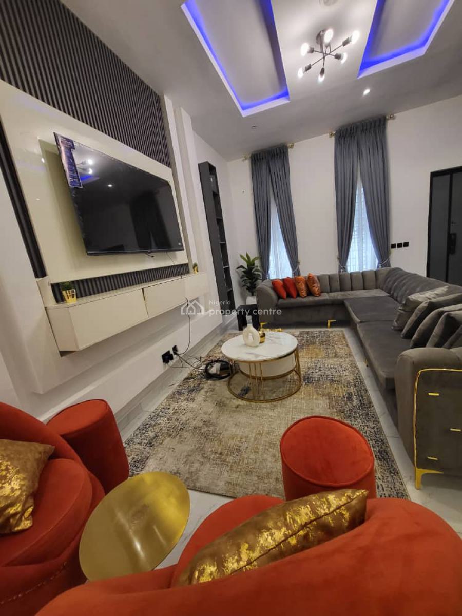 Fully Furnished 4 Bedroom Semi Detached Duplex with Bq, Agungi, Lekki, Lagos, Semi-detached Duplex for Rent