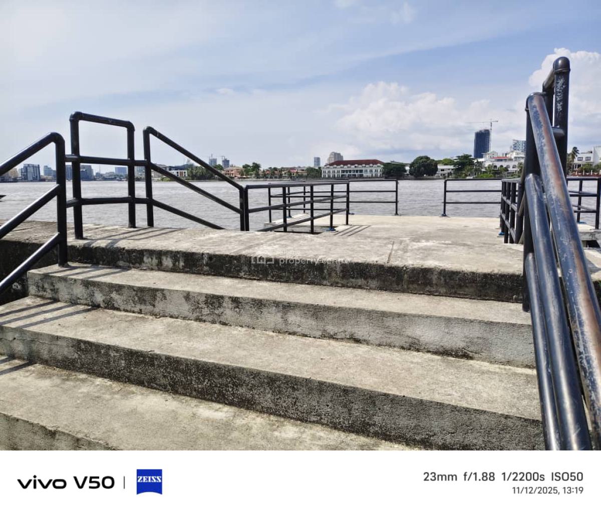 12,000sq.mt-dry, Well Embanked  Waterfront Land with Jetty., Lekki Phase 1, Lekki, Lagos, Mixed-use Land for Sale