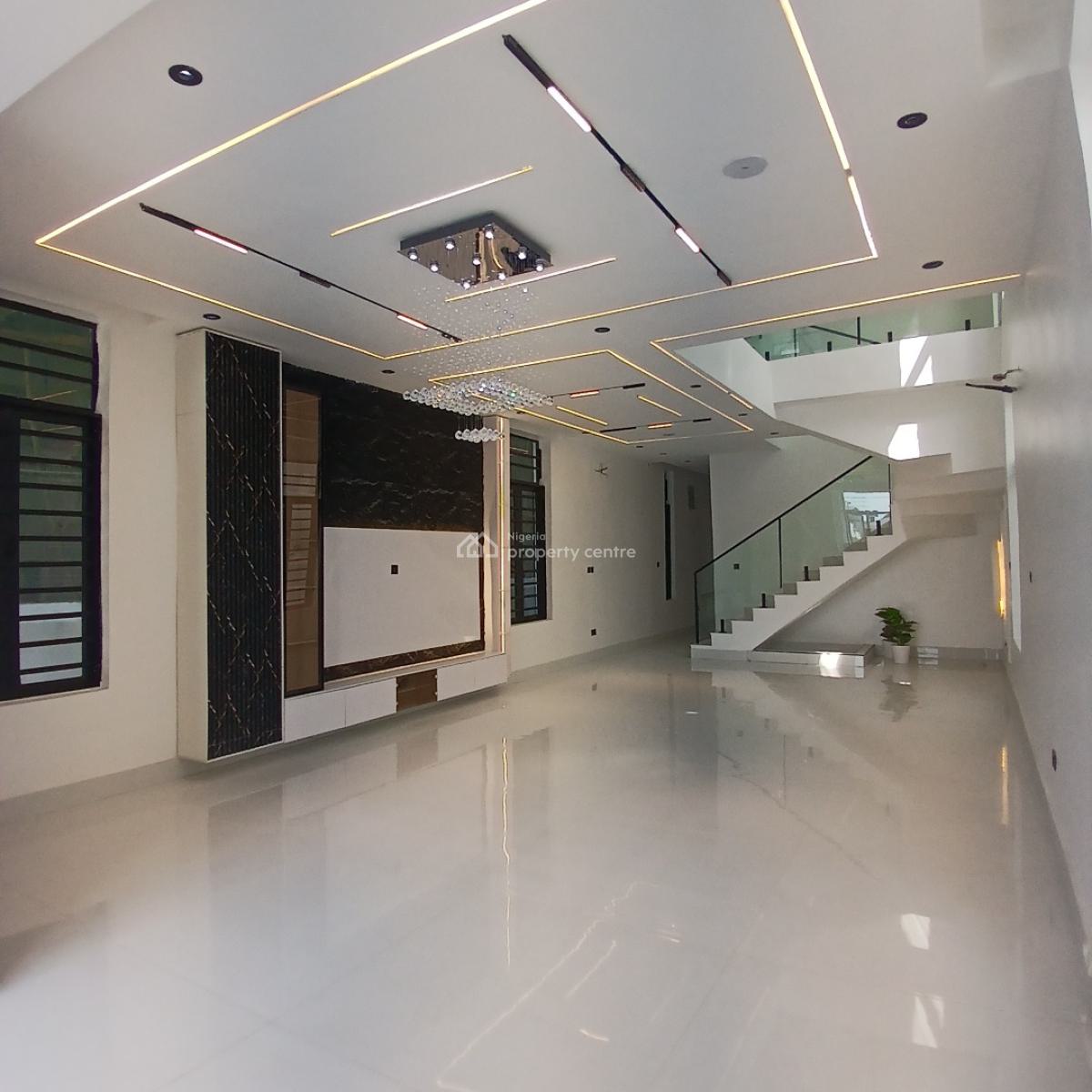 Gigantic 5 Bedroom Detached Duplex with Cinema, Pool and Rooftop, Chevron Toll Gate, Lekki, Lagos, Detached Duplex for Sale