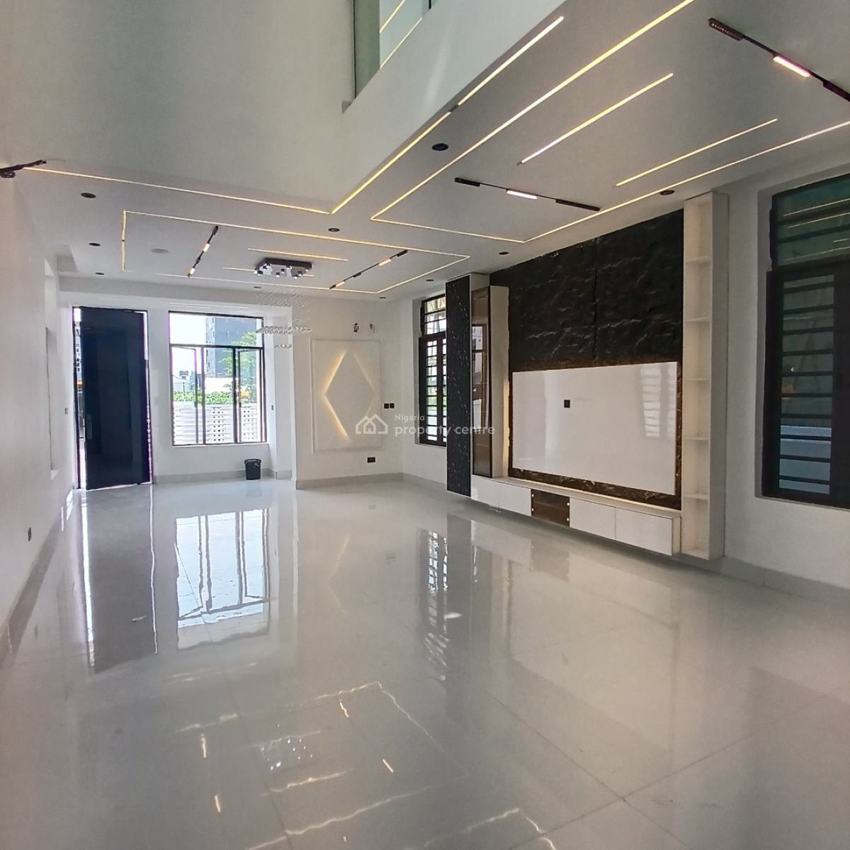 Gigantic 5 Bedroom Detached Duplex with Cinema, Pool and Rooftop, Chevron Toll Gate, Lekki, Lagos, Detached Duplex for Sale