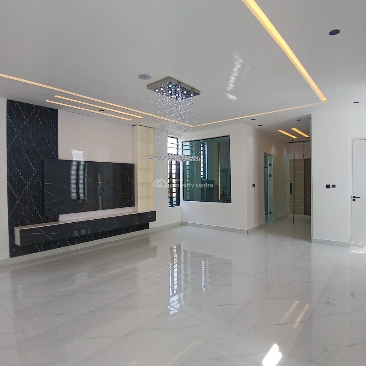 Gigantic 5 Bedroom Detached Duplex with Cinema, Pool and Rooftop, Chevron Toll Gate, Lekki, Lagos, Detached Duplex for Sale