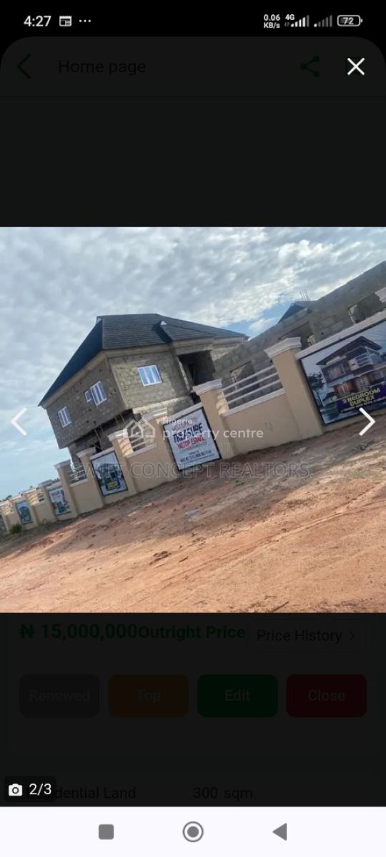 Hilltop Land Now Selling, Off Ikola Road Command/alagbado, Iyana Ipaja, Ipaja, Lagos, Residential Land for Sale