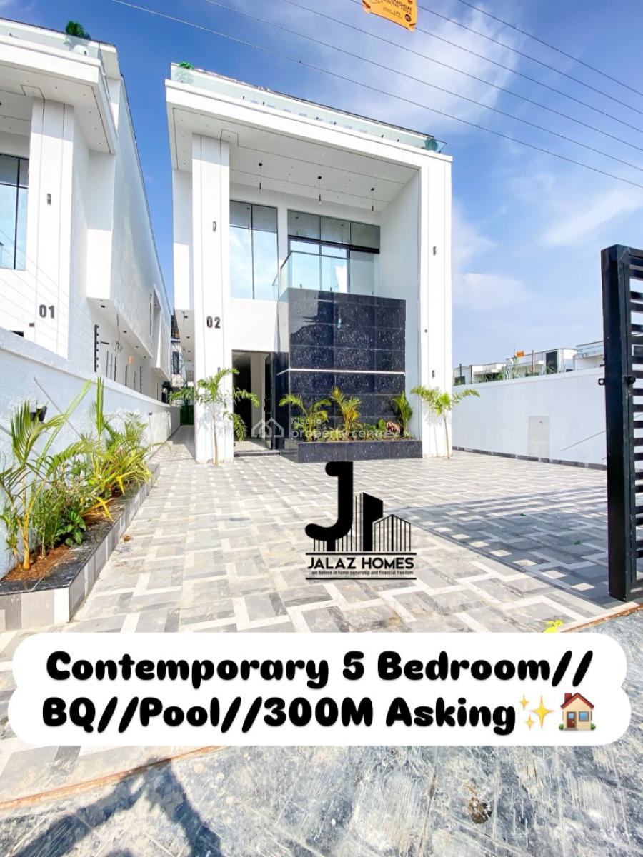 Contemporary 5 Bedroom Detached Duplex, Ajah, Lagos, House for Sale