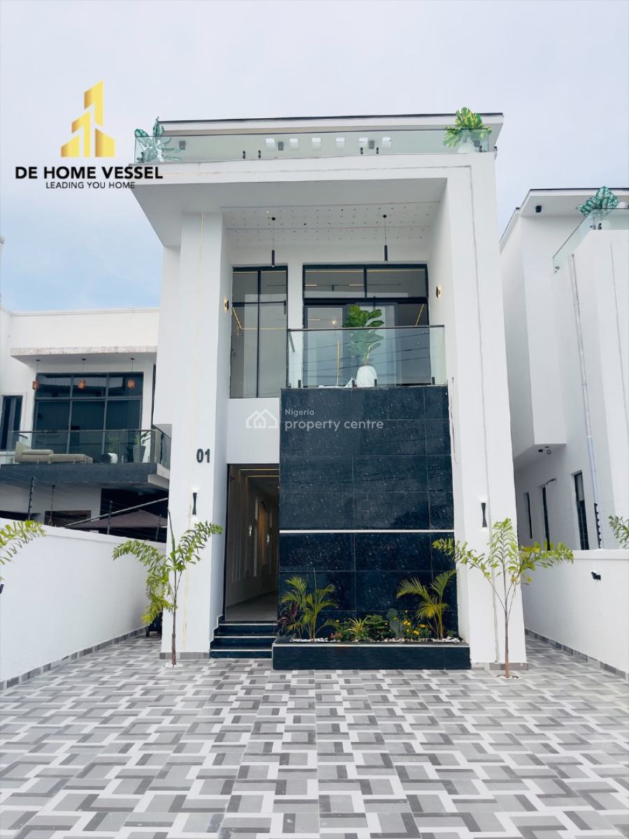Remarkably Built Luxury 5 Bed Smart Home with Swimming Pool and Bq, 2nd Toll Gate, Lekki, Lagos, Detached Duplex for Sale