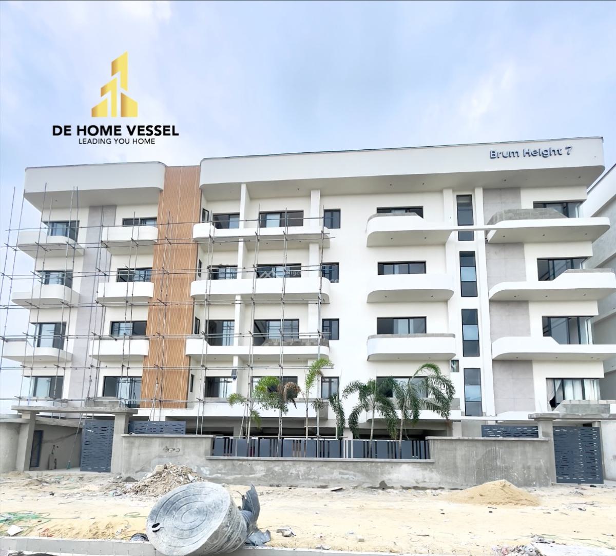 Fantastically Carved Luxury 2 Bed Apartment with 2 Elevator, Pool, Lekki Phase 1, Lekki, Lagos, Flat / Apartment for Sale