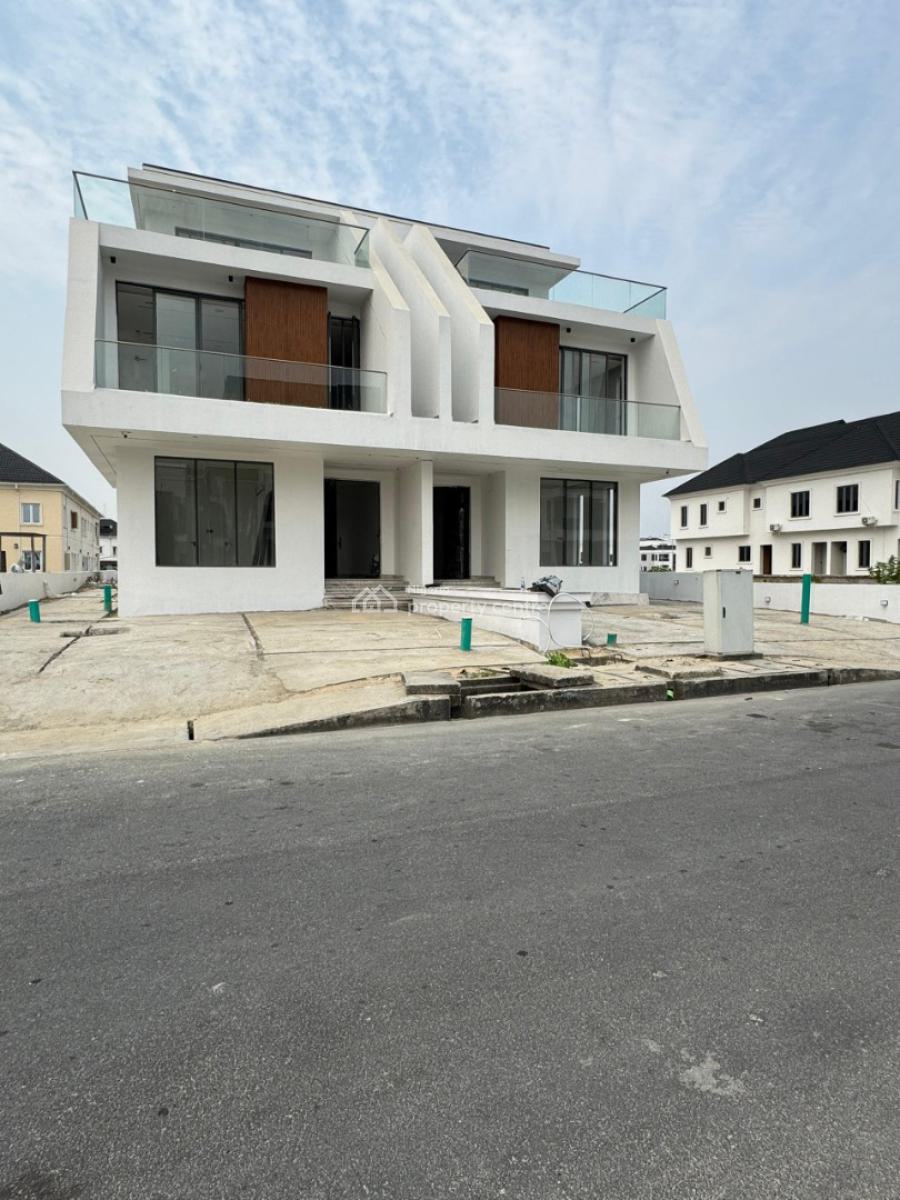 Newly Built and Luxury 5bedroom Semi Detached House at Ikate, Ikate Cowrie Creek Estate Ikate, Ikate Elegushi, Lekki, Lagos, Semi-detached Duplex for Sale