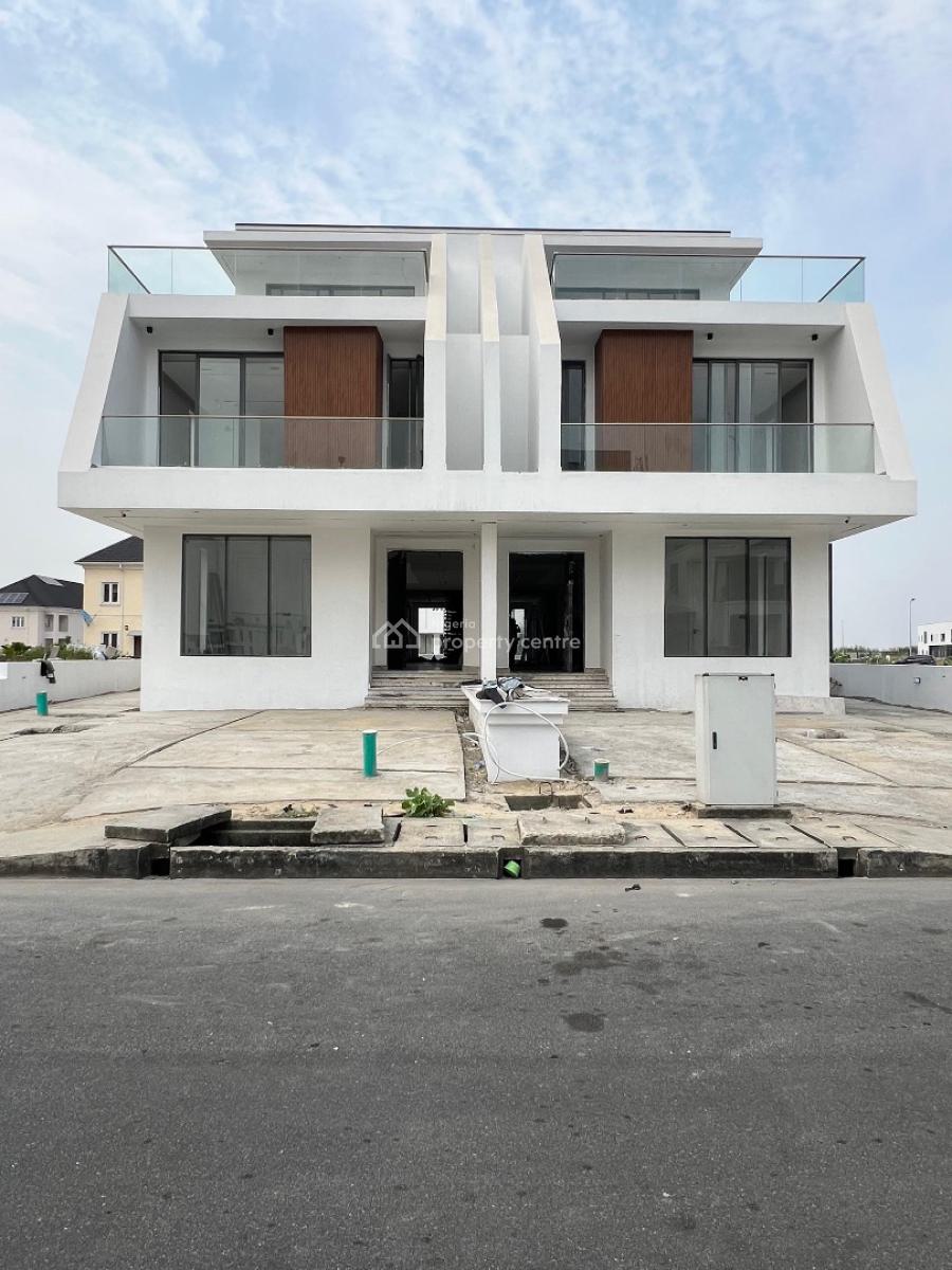 Newly Built 5bedrooms Semi Detached Duplex with Private Pool and Rooft, Cowrie Creek  Estate Ikate, Lekki, Lagos, Semi-detached Duplex for Sale