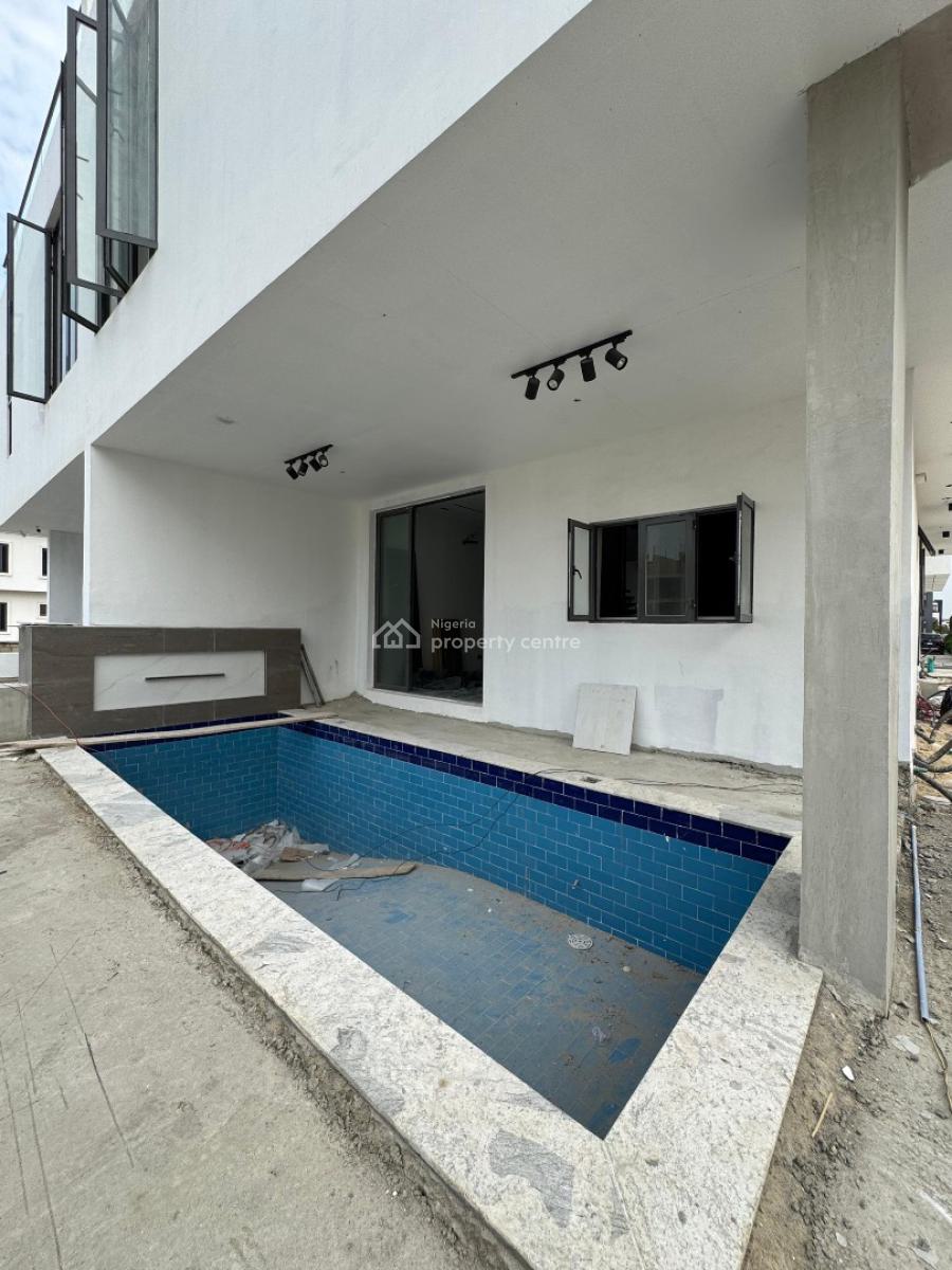 Newly Built 5bedrooms Semi Detached Duplex with Private Pool and Rooft, Cowrie Creek  Estate Ikate, Lekki, Lagos, Semi-detached Duplex for Sale