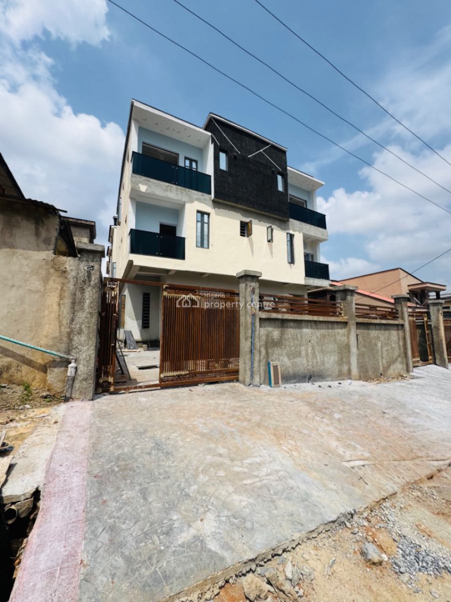 Newly Built 4 Bedroom Semi Detached Duplex with Bq, Ogba, Ikeja, Lagos, Semi-detached Duplex for Sale