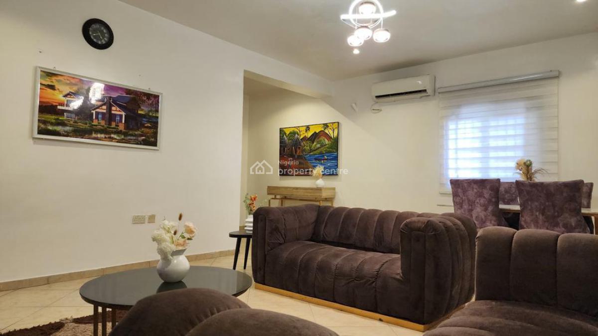 Lovely Furnished 3bedroom Flat on The First Floor, Inside Prime Water Garden Estate Phase 2, Ikate, Lekki, Lagos, Flat / Apartment for Rent