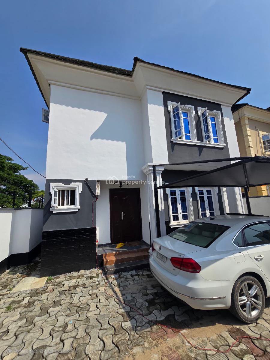 4bedroom Fully Detached Duplex in a Built Up and Secured Corner Piece, Ogunfayo, Eputu, Ibeju Lekki, Lagos, Detached Duplex for Sale