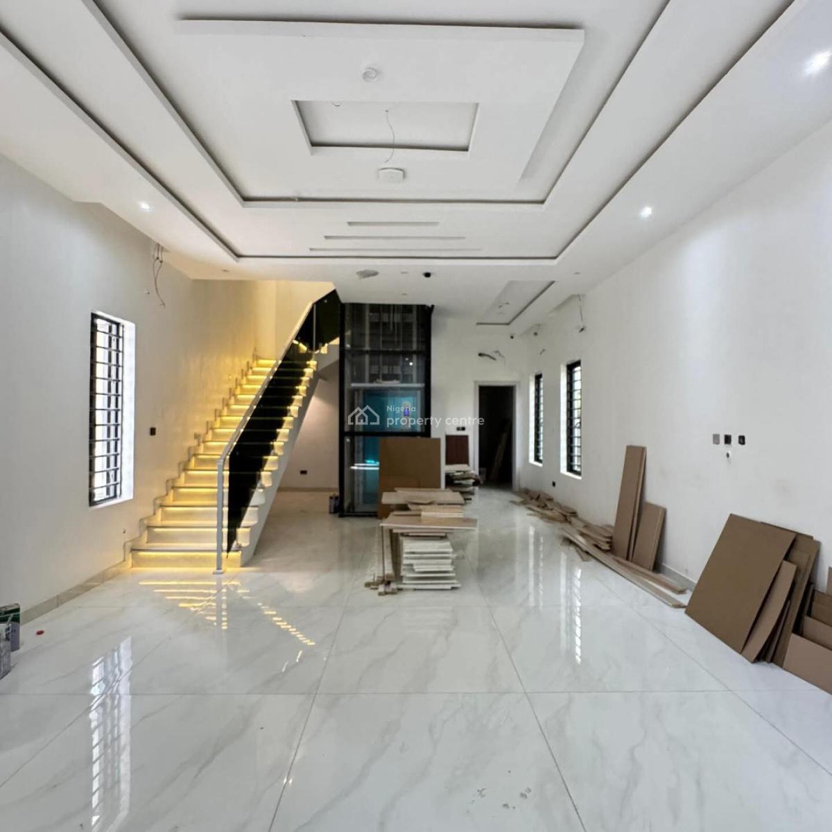 Beautiful 5 Bedroom Fully Detached Duplex with B Q and Elevator, Ikeja Lagos, Ikeja Gra, Ikeja, Lagos, Detached Duplex for Sale