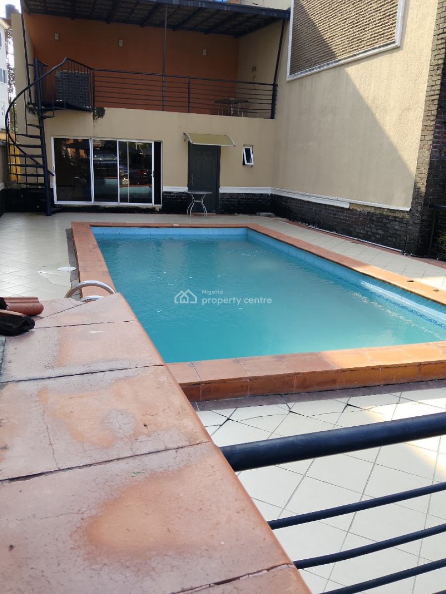 4bedroom Terrace Duplex with Bq, Swimming Pool,gym,etc, Mini Serviced Estate, Osapa, Lekki, Lagos, Terraced Duplex for Sale