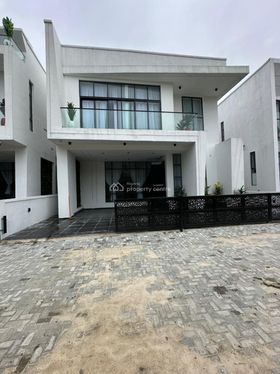 Excellent 5 Bedroom Duplex with a Bq in a Secured Estate, Chevron, Lekki, Lagos, House for Sale