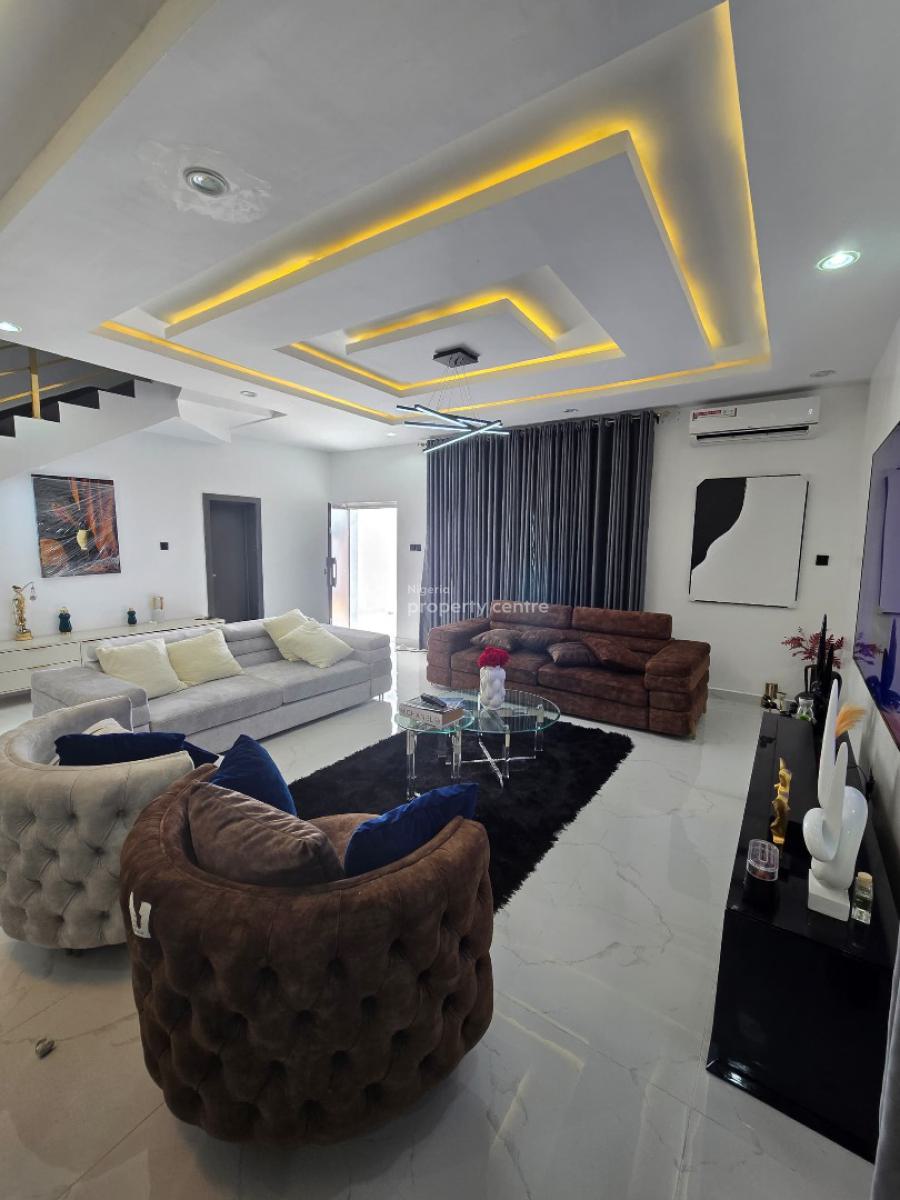 4bedroom Terrace Duplex with Bq in a Serviced and Secured Estate, Abijo, Abijo, Lekki, Lagos, Terraced Duplex for Sale
