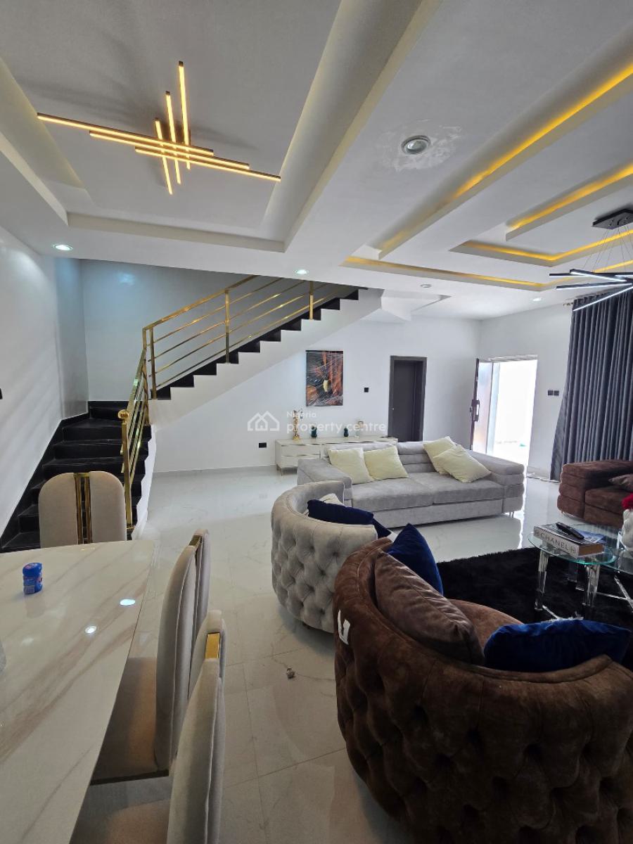 4bedroom Terrace Duplex with Bq in a Serviced and Secured Estate, Abijo, Abijo, Lekki, Lagos, Terraced Duplex for Sale