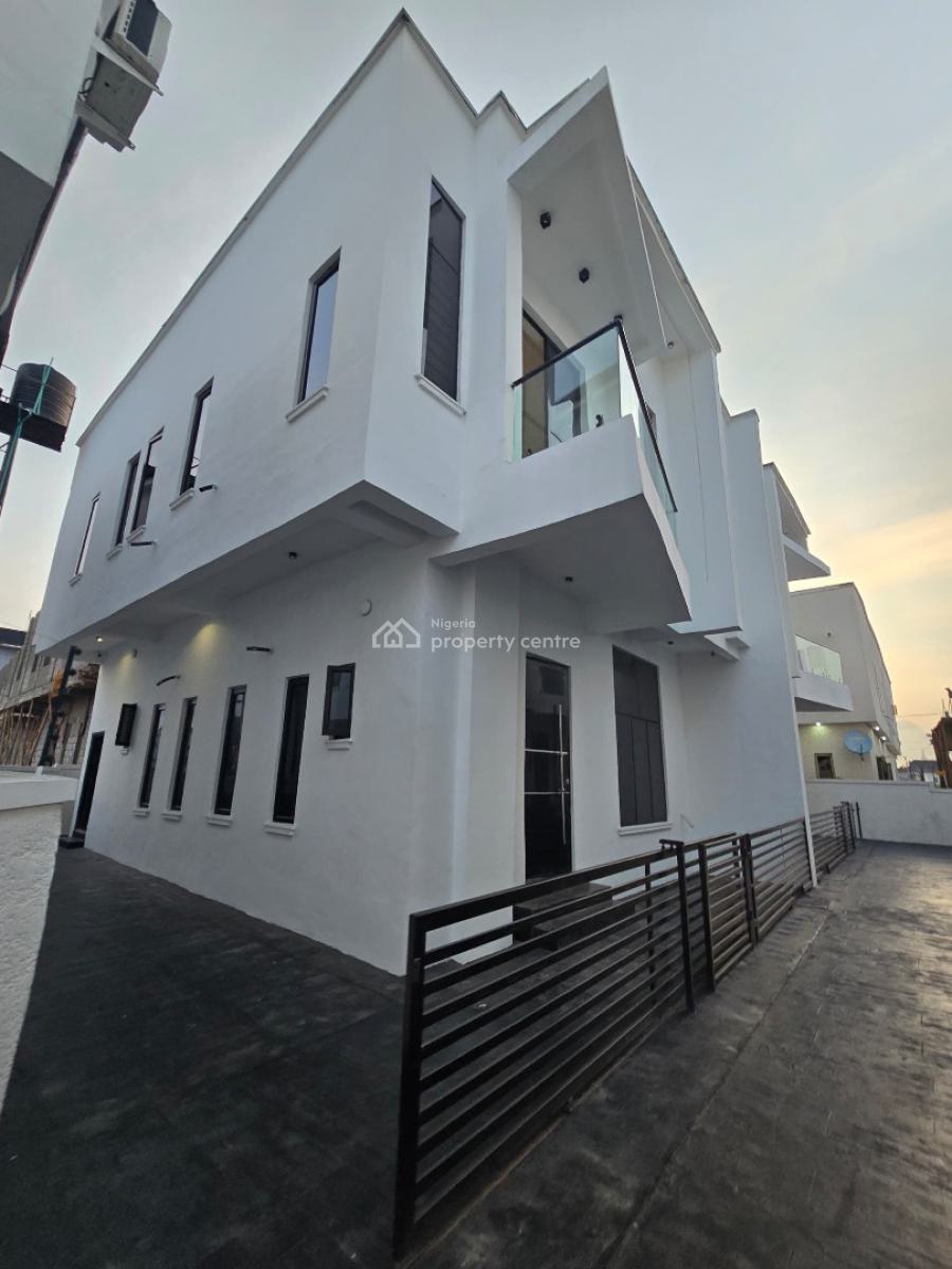 4bedroom Semi Detached Duplex with Bq in a Serviced and Secured Estate, Sangotedo, Sangotedo, Ajah, Lagos, Semi-detached Duplex for Sale