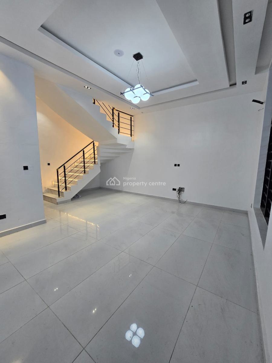 4bedroom Semi Detached Duplex with Bq in a Serviced and Secured Estate, Sangotedo, Sangotedo, Ajah, Lagos, Semi-detached Duplex for Sale
