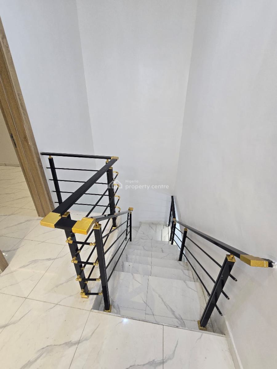 4bedroom Semi Detached Duplex with Bq in a Serviced and Secured Estate, Sangotedo, Sangotedo, Ajah, Lagos, Semi-detached Duplex for Sale