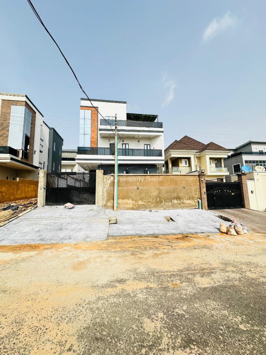 Majestically Built 5 Bedroom Fully Detached Duplex Plus Cinema, Room, Stunningly Designed Home with Cinema, Bq, Terrace, in a Secured Estate, Gra Phase 2, Magodo, Lagos, Detached Duplex for Sale