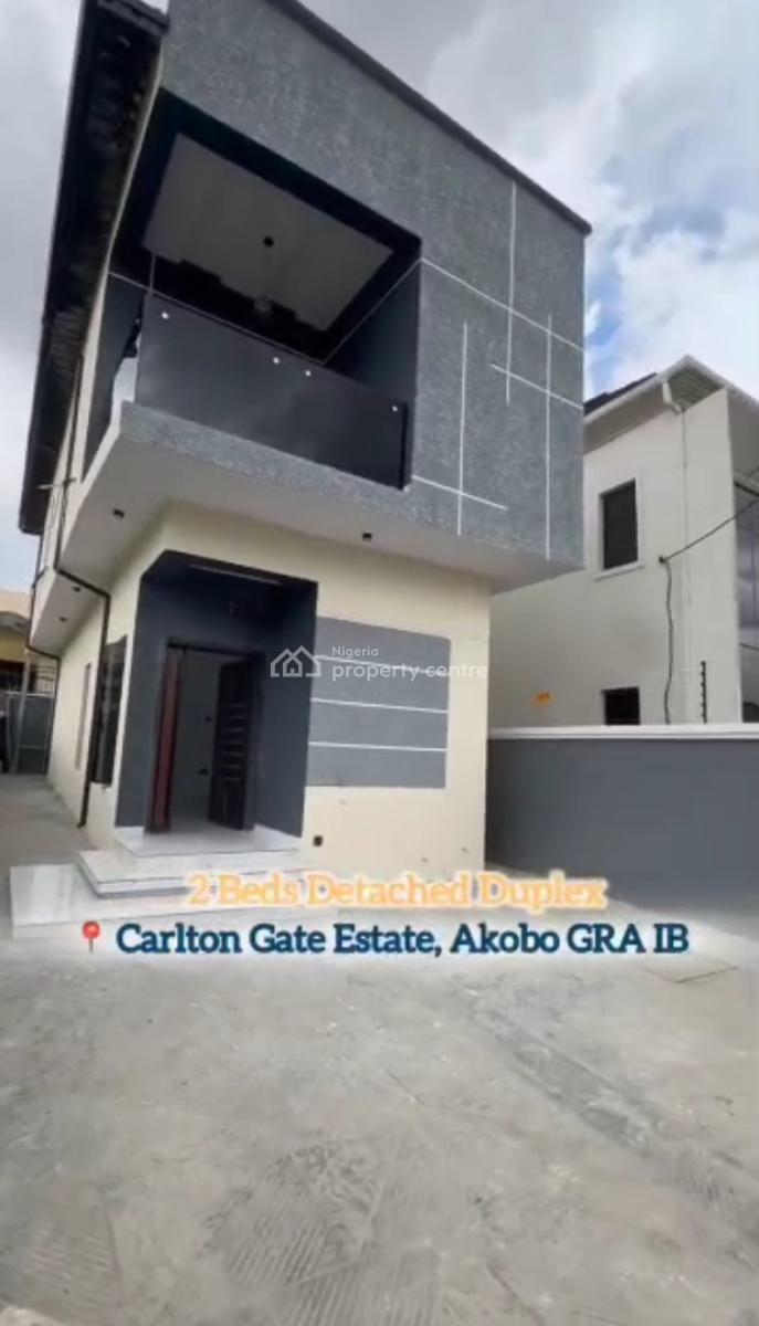 Newly Built 2 Bedroom   Duplex, Carlton Gate Estate,  Akobo G.r.a, Ibadan, Oyo, Detached Duplex for Sale
