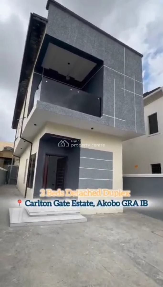 Newly Built 2 Bedroom   Duplex, Carlton Gate Estate,  Akobo G.r.a, Ibadan, Oyo, Detached Duplex for Sale