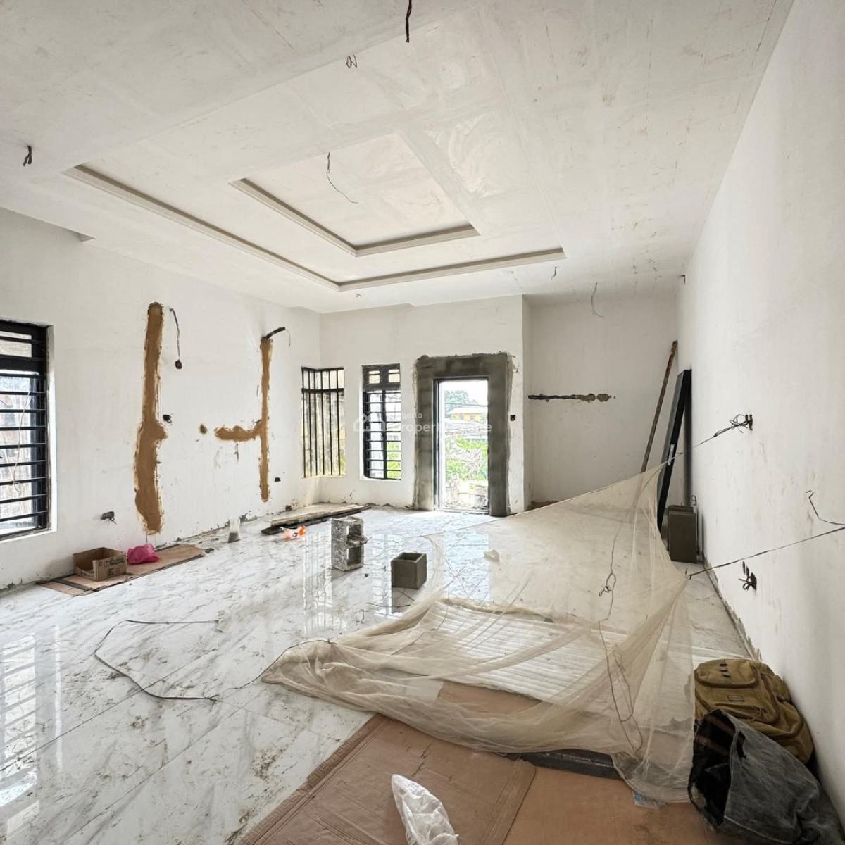 Very Spacious 4 Bedroom Detached Duplex with B Q, Surulere, Lagos, Semi-detached Duplex for Sale