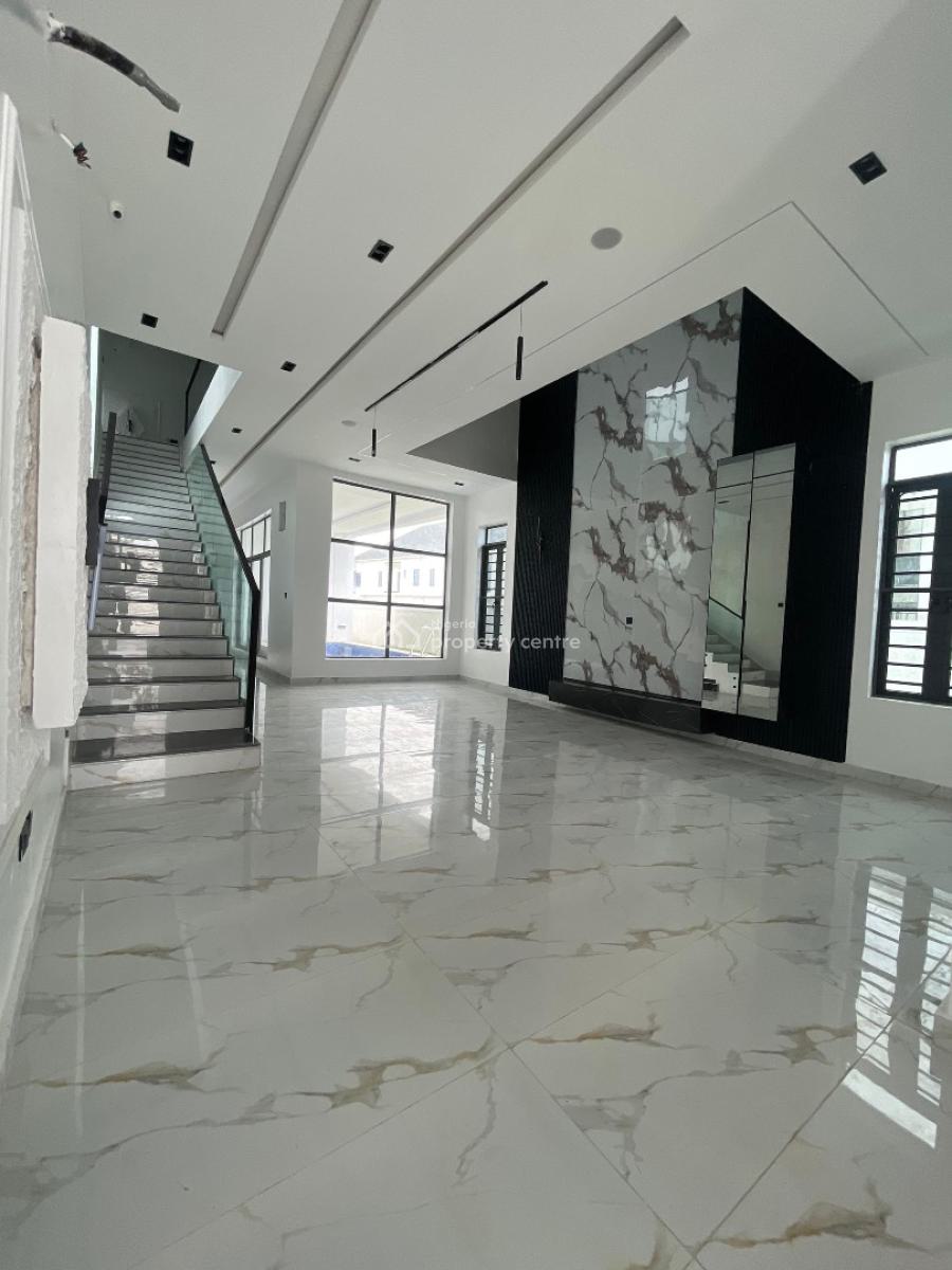 Waterfront Five  Bedroom Fully Detached Duplex with Pool and Bq, Ajah, Lagos, Detached Duplex for Sale