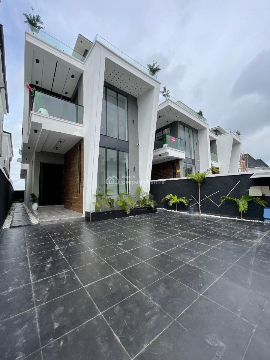 Exquisite Five  Bedroom Fully Detached Duplex with Pool, Patio and Bq, Ajah, Lagos, Detached Duplex for Sale