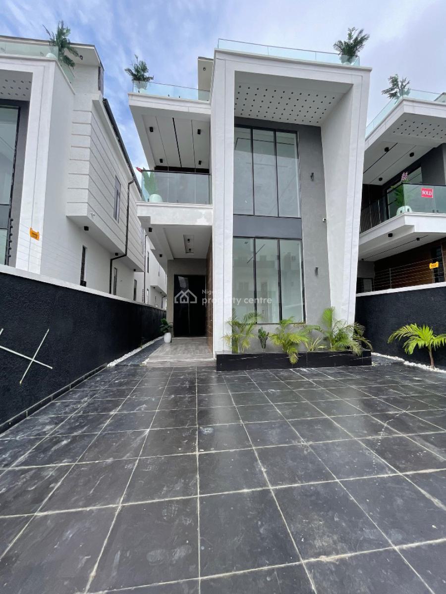 Exquisite Five  Bedroom Fully Detached Duplex with Pool, Patio and Bq, Ajah, Lagos, Detached Duplex for Sale