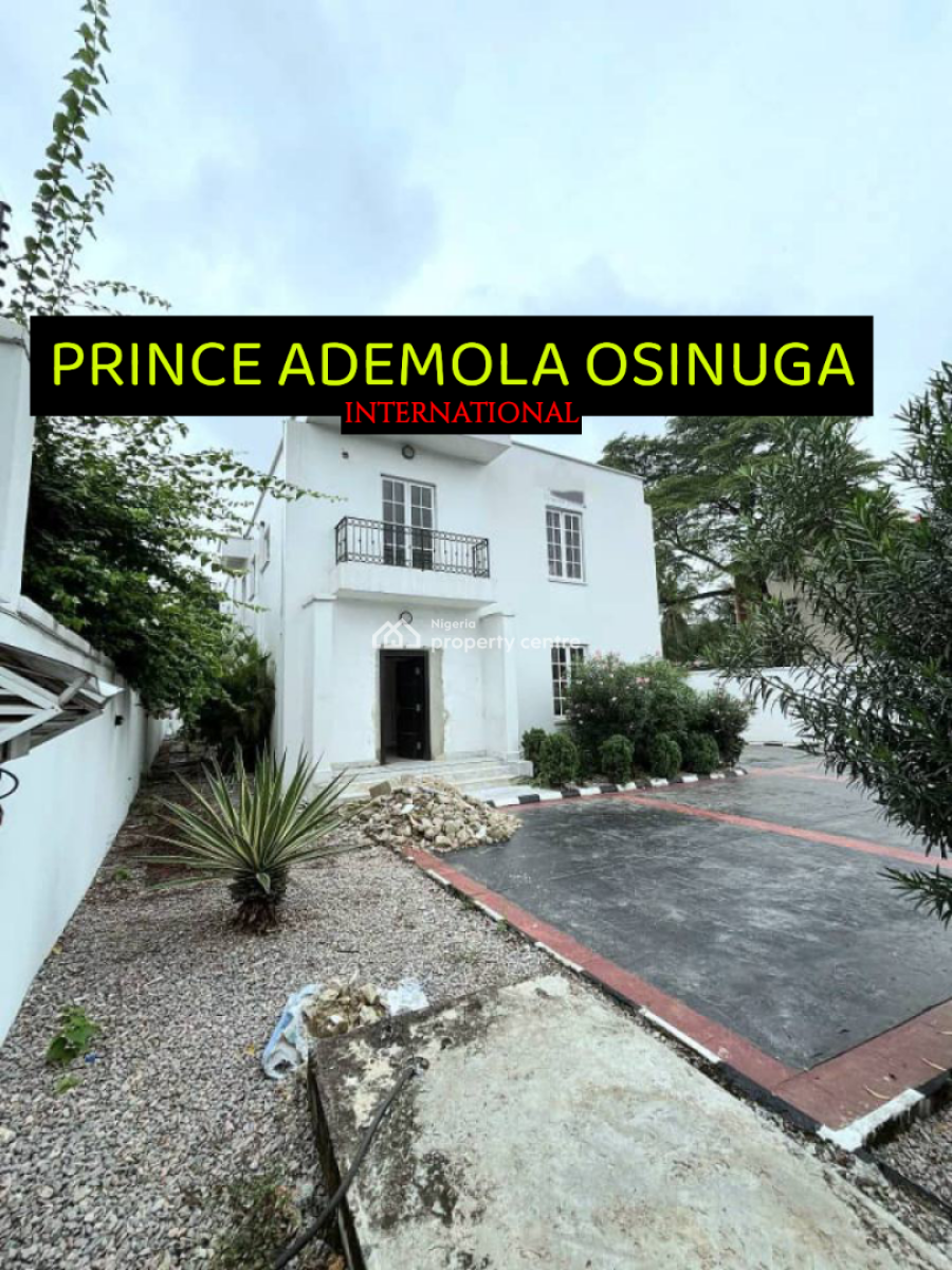 Fully Detached 6 Bedroom House House + 2 Rooms Bq X 2yrs, Old Ikoyi Lagos, Ikoyi, Lagos, Detached Duplex for Rent