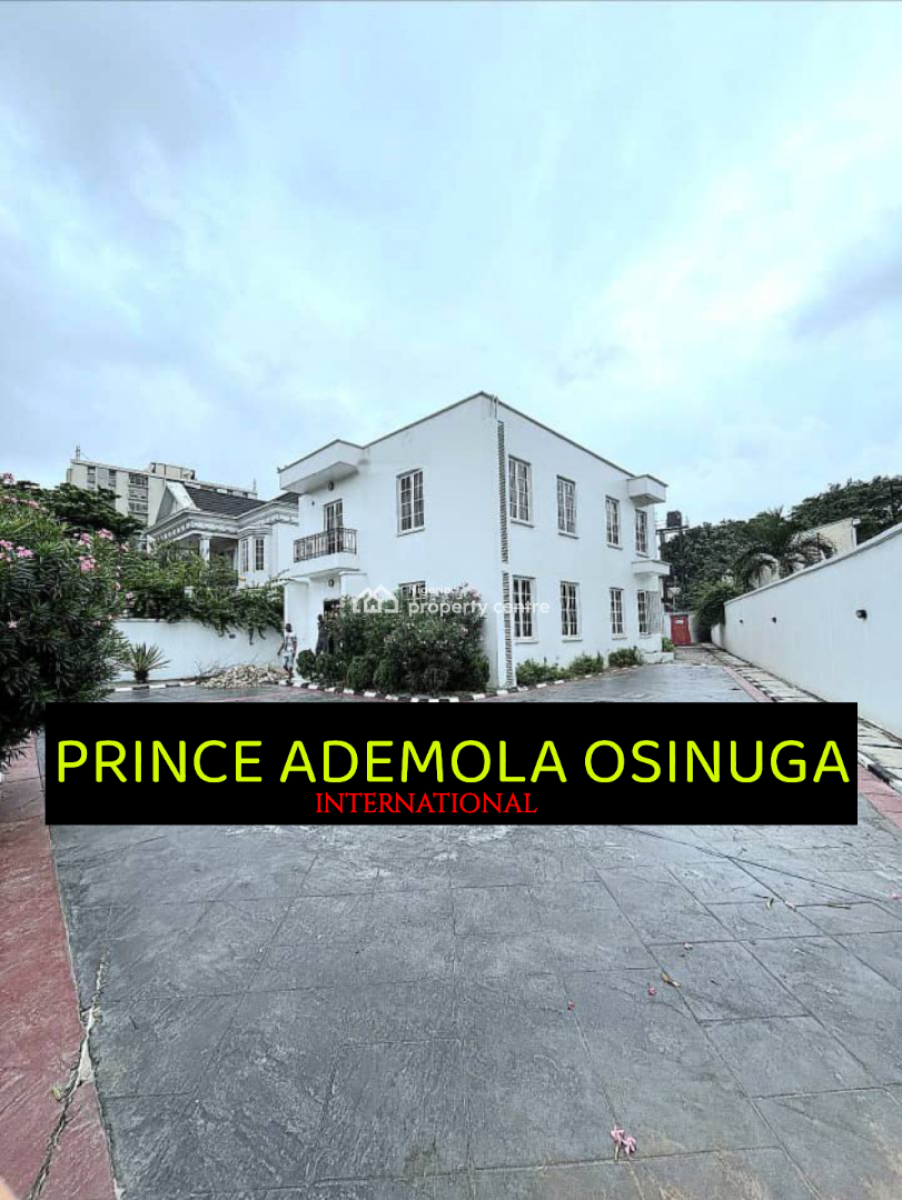 Fully Detached 6 Bedroom House House + 2 Rooms Bq X 2yrs, Old Ikoyi Lagos, Ikoyi, Lagos, Detached Duplex for Rent