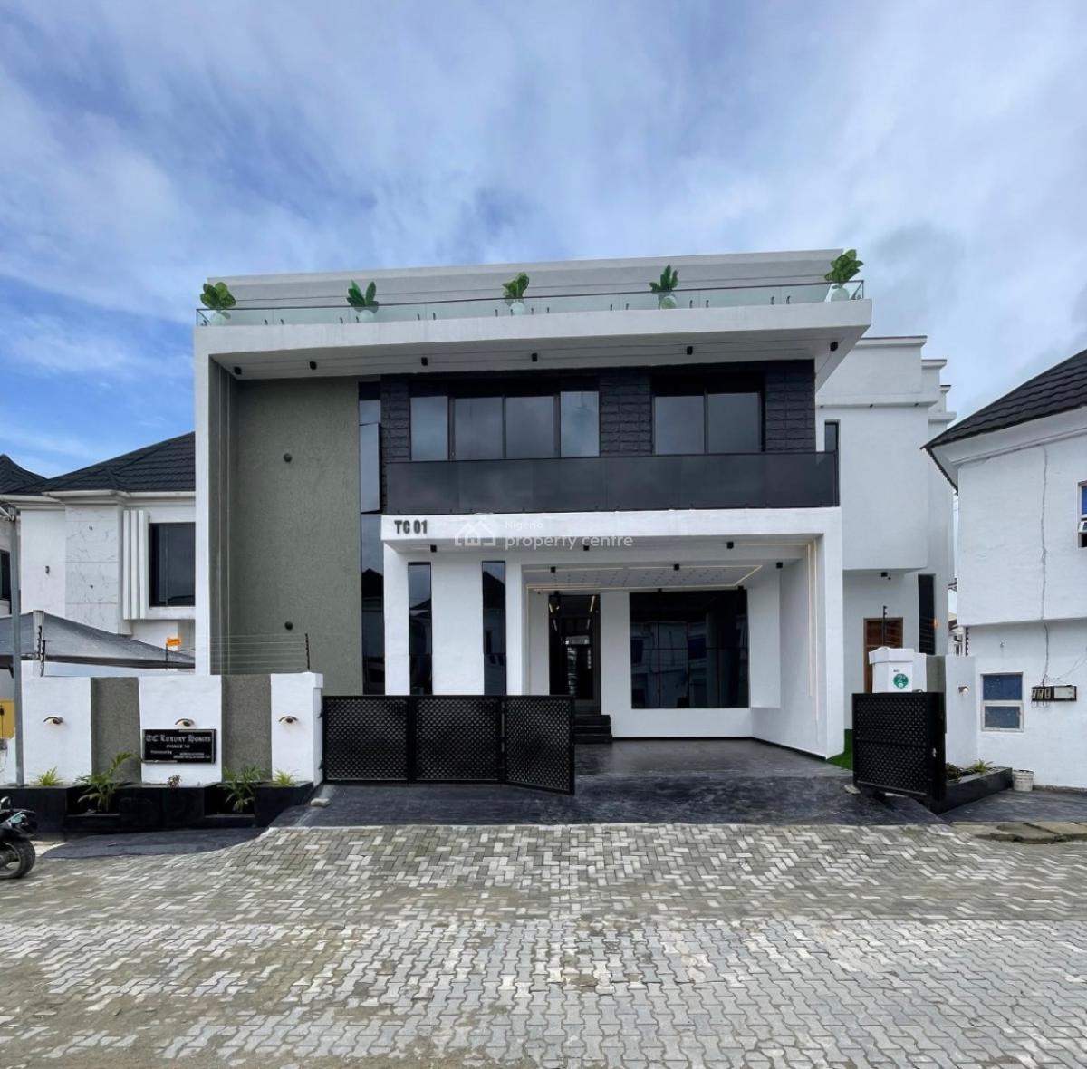 Gigantic Luxury 5bedroom Fully Detached Duplex with Boys Quarter, in a Luxury Secure Estate, Ajah, Lagos, Detached Duplex for Sale