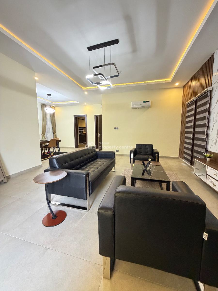 Furnished & Serviced 3 Bedroom Apartment, Wuye, Abuja, Flat / Apartment for Rent