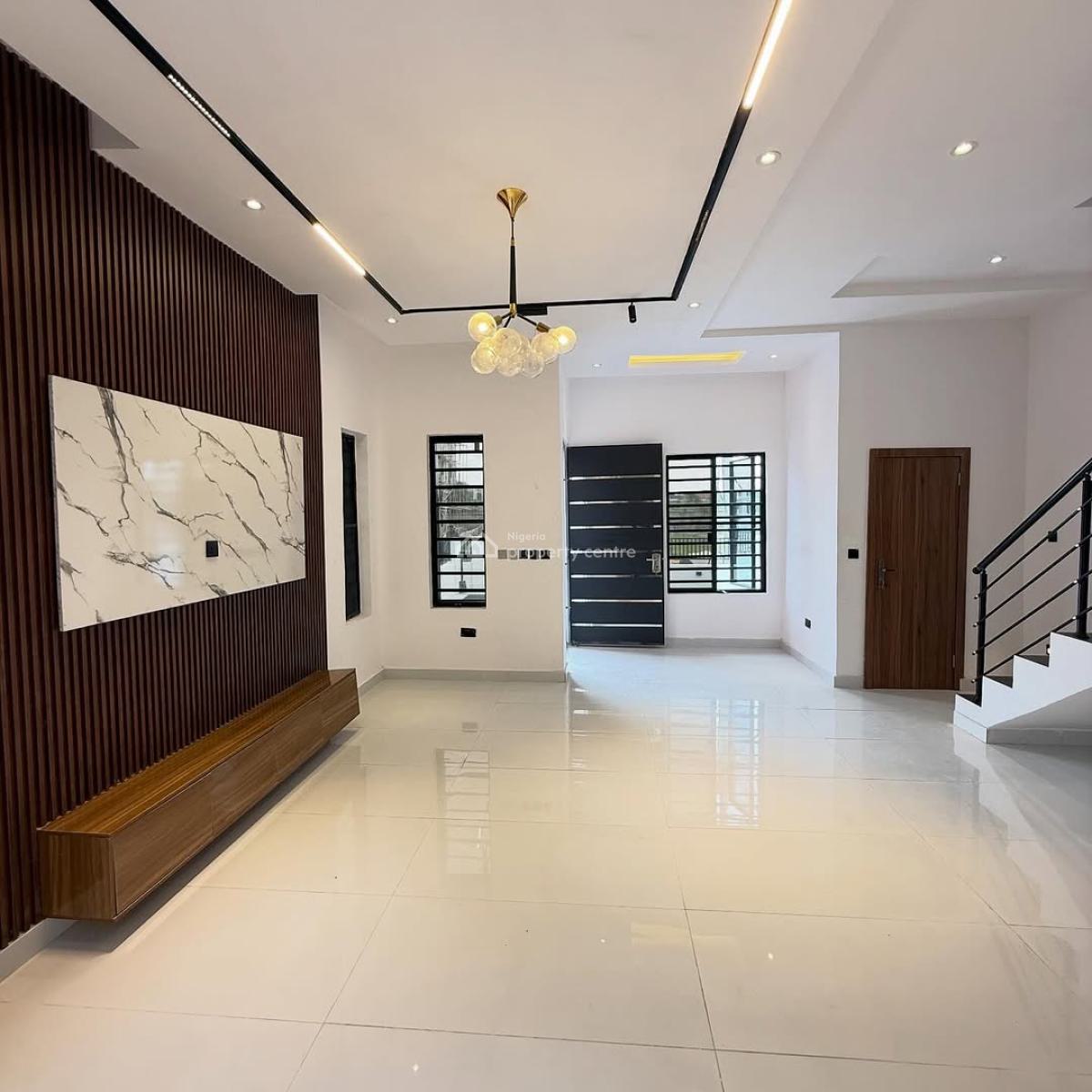 4 Bedroom Semi-detach Duplex, in a Well Secured and Service Estate (li, Ajah Lekki, Lekki, Lagos, Semi-detached Duplex for Sale