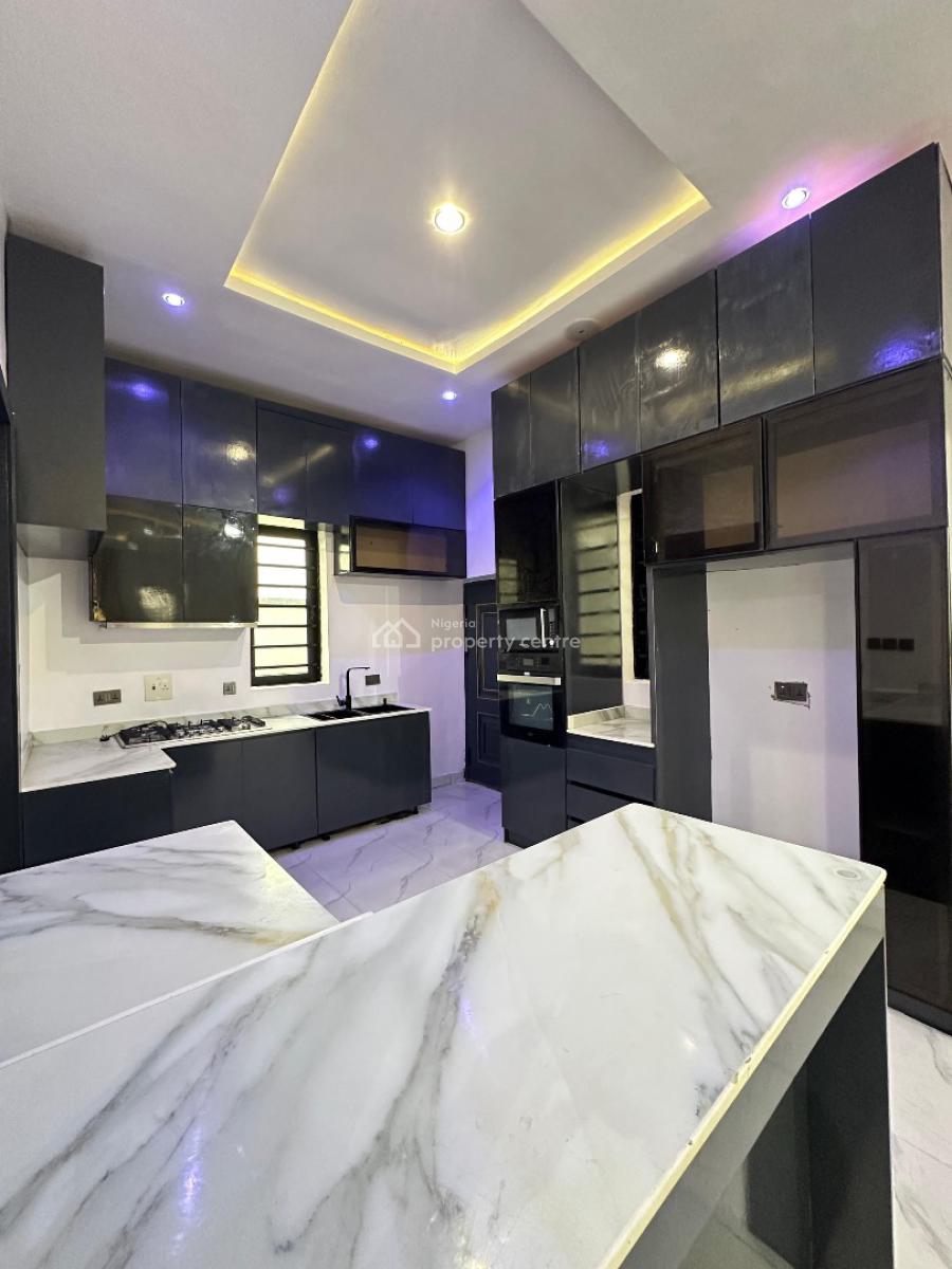 5 Bedroom with Bq, Underground Room & Water View Rooftop Terrace, Ajah, Lagos, Detached Duplex for Sale