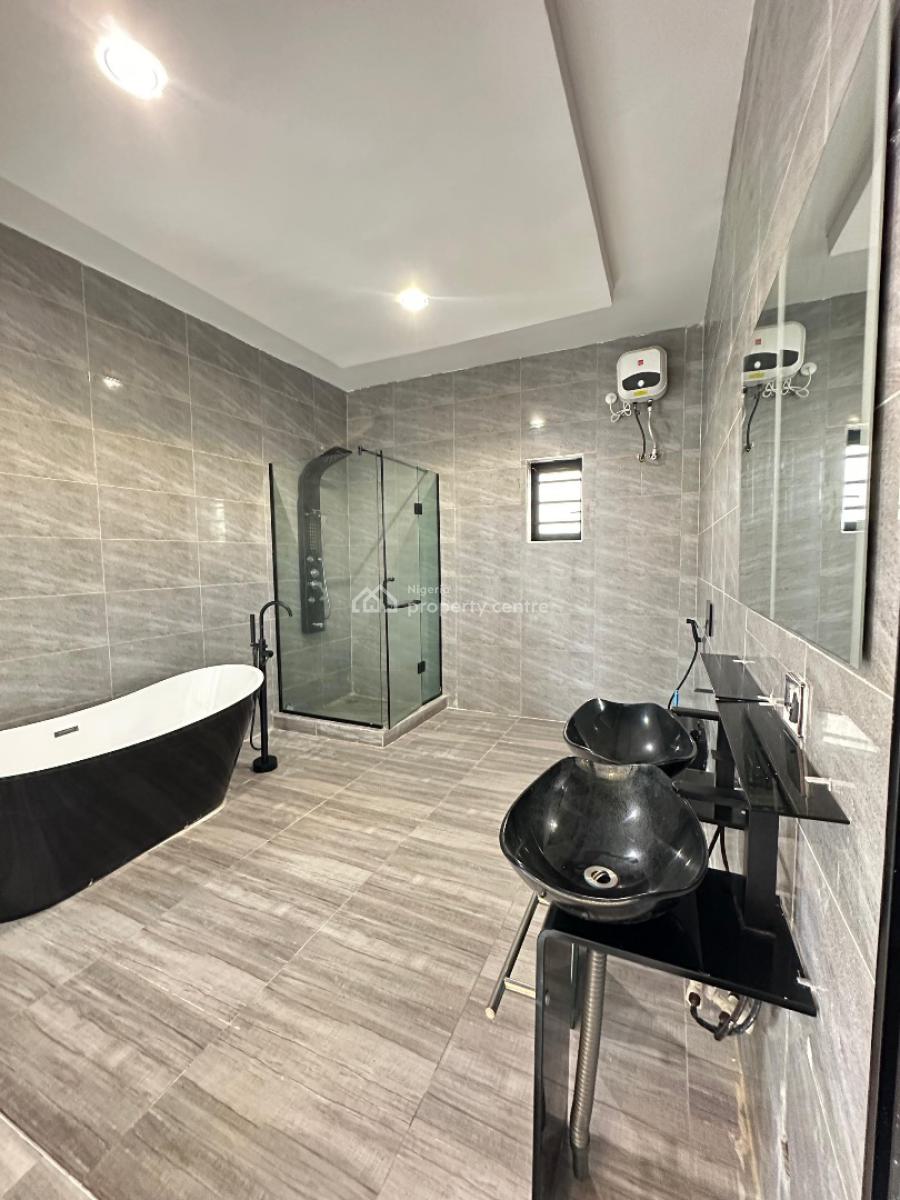 5 Bedroom with Bq, Underground Room & Water View Rooftop Terrace, Ajah, Lagos, Detached Duplex for Sale