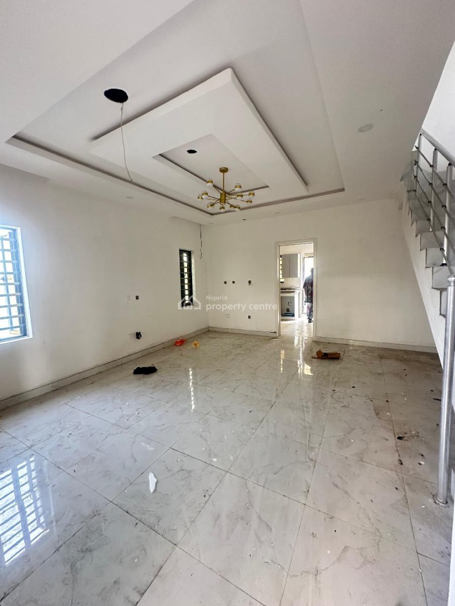Spacious Well-designed 4 Bedroom Terrace Duplex with Bq, Ajah, Lagos, Terraced Duplex for Sale