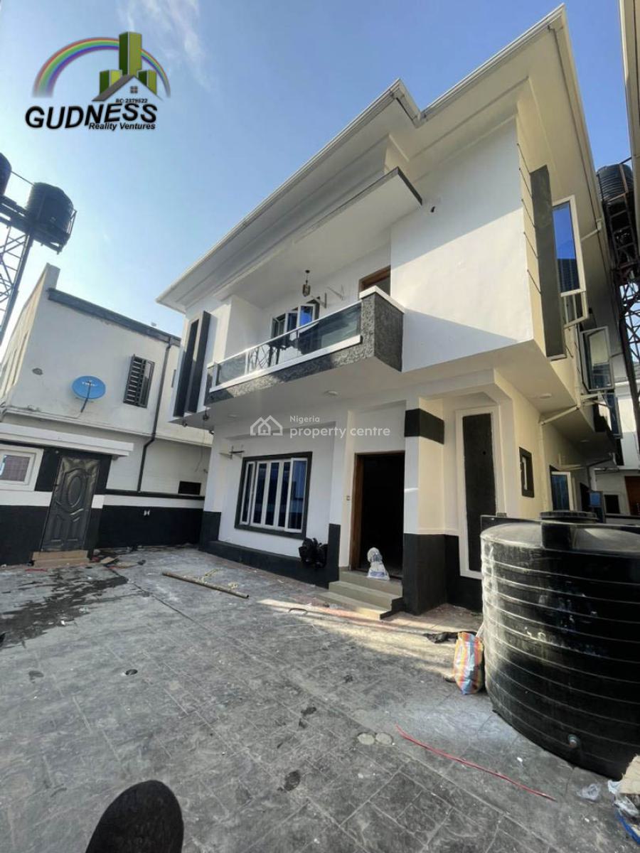 4 Bedroom Detached Duplex with Bq, Chevron, Lekki, Lagos, Detached Duplex for Rent