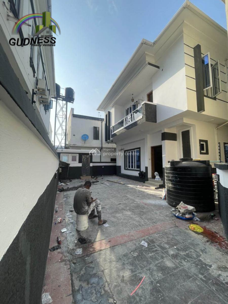 4 Bedroom Detached Duplex with Bq, Chevron, Lekki, Lagos, Detached Duplex for Rent