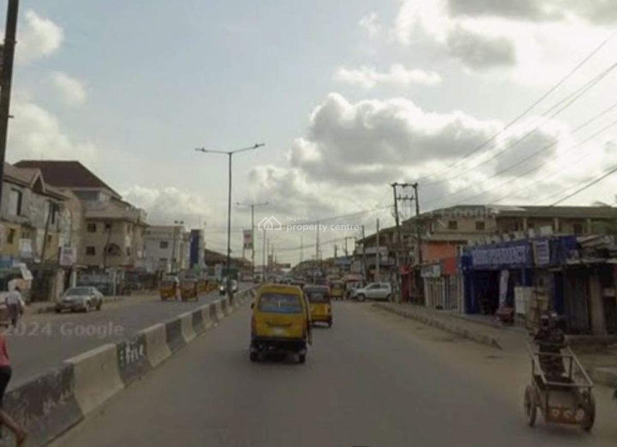Land Measuring 2 Plots (back to Back), Directly Facing Ago Palace Way, Okota, Isolo, Lagos, Commercial Land for Sale