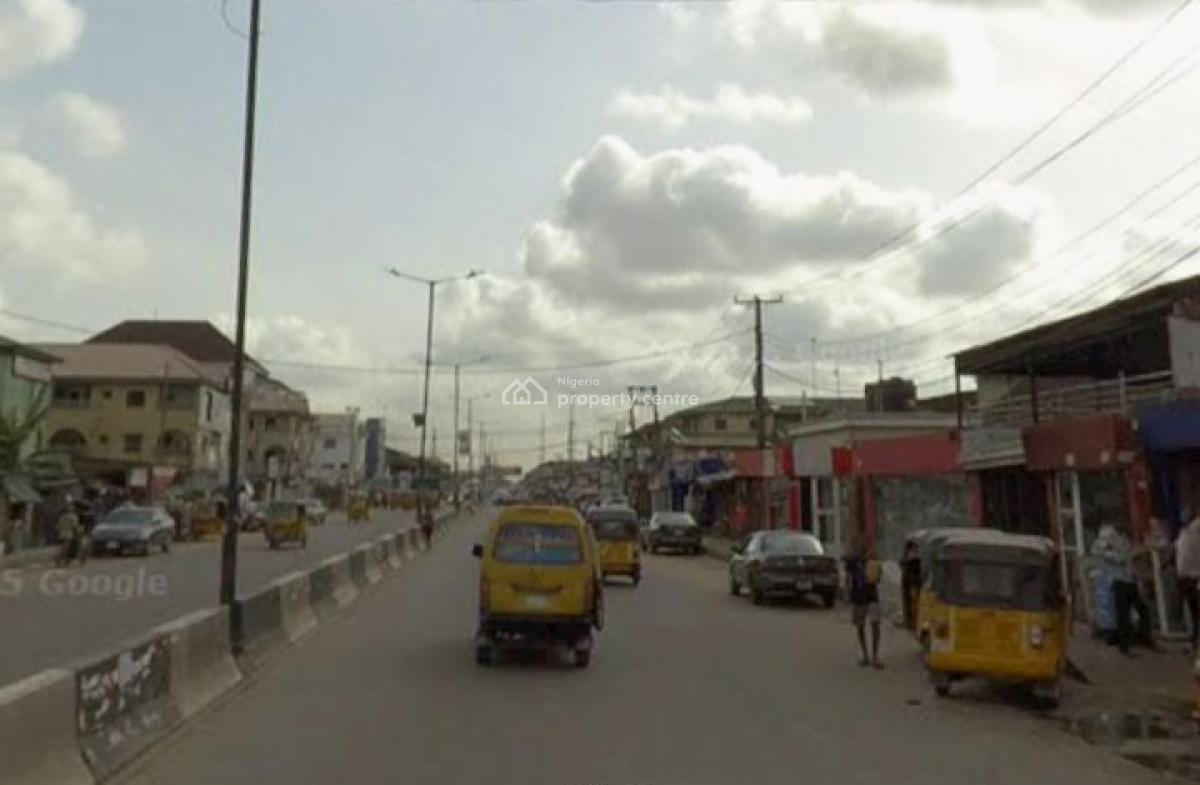 Land Measuring 2 Plots (back to Back), Directly Facing Ago Palace Way, Okota, Isolo, Lagos, Commercial Land for Sale