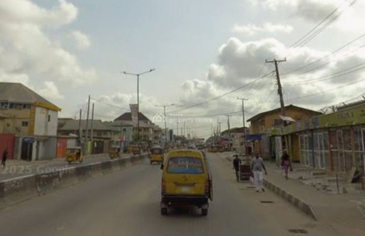 Land Measuring 2 Plots (back to Back), Directly Facing Ago Palace Way, Okota, Isolo, Lagos, Commercial Land for Sale